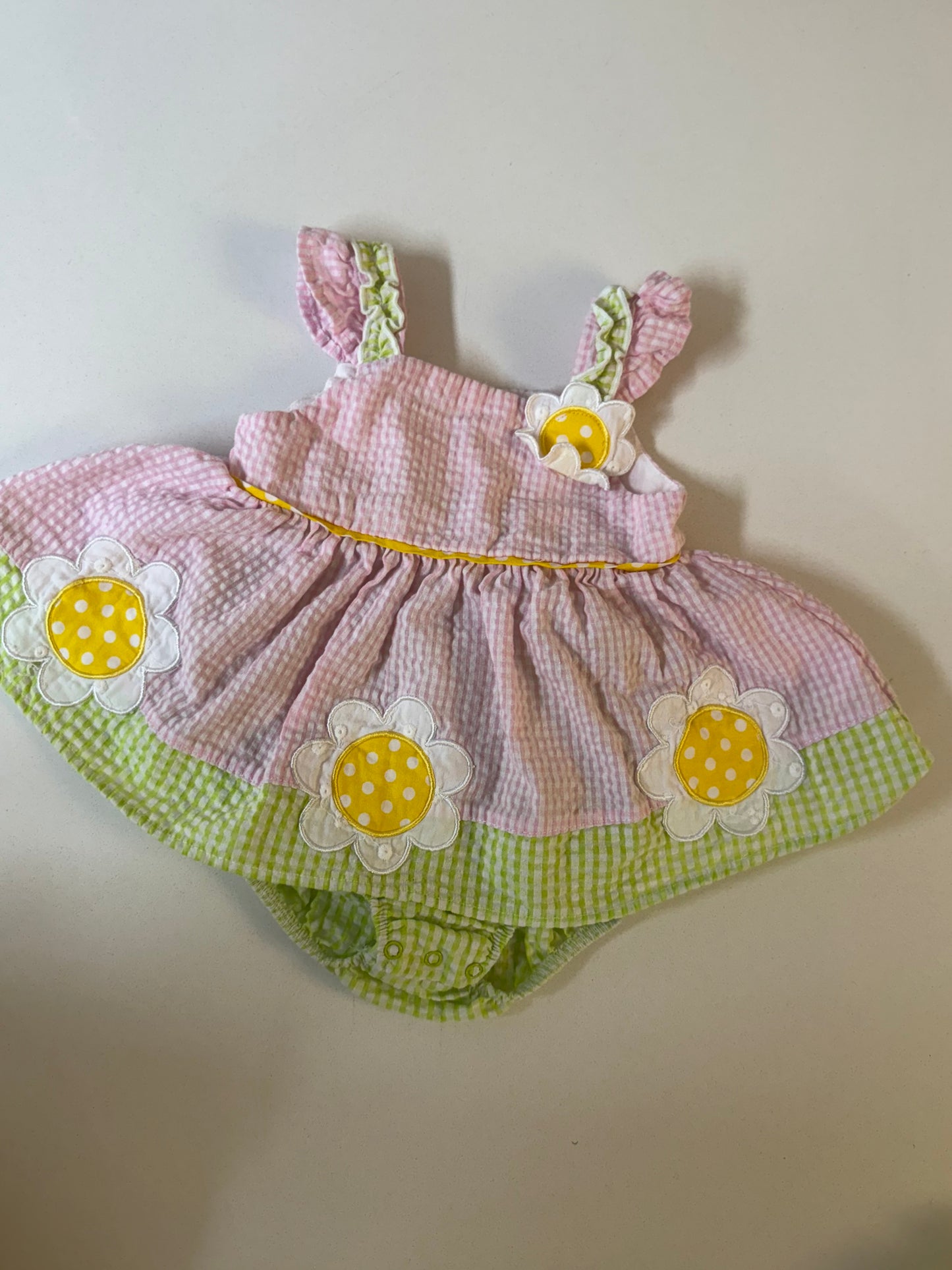90s gingham 2 pc