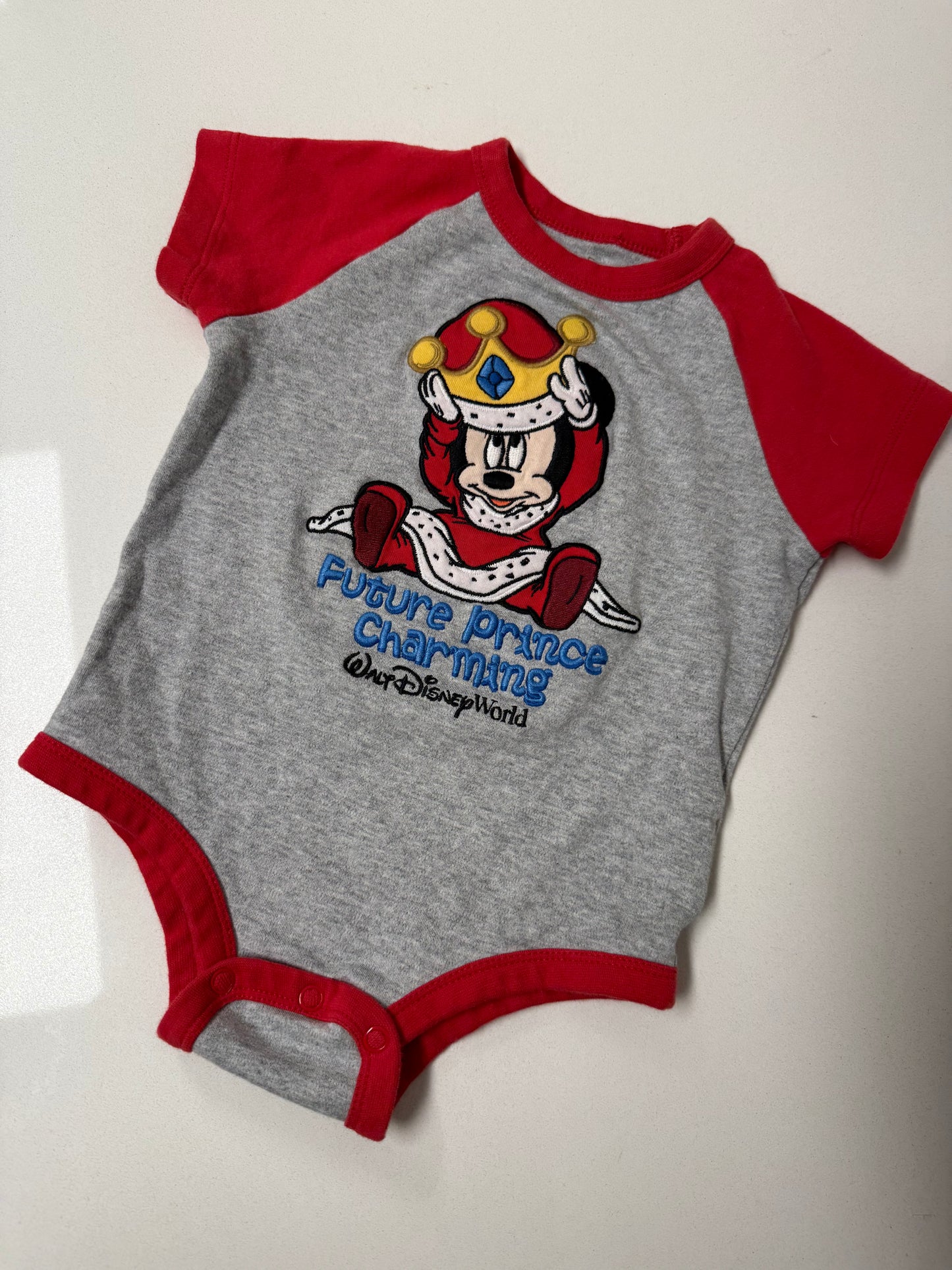 baby mickey onesie