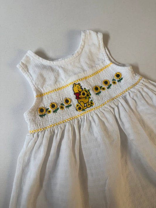 Pooh embroidered dress