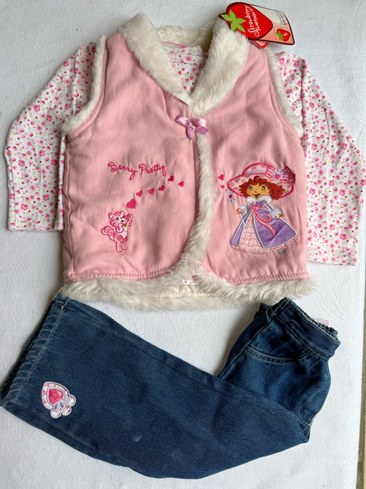 Strawberry Shortcake 3 pc set NWT